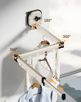 Stilren torkställning vägg