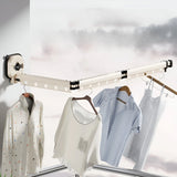 Väggmonterad torkställning för trånga utrymmen